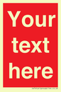 PV6005: Custom Prohibition: Blank (red) sign