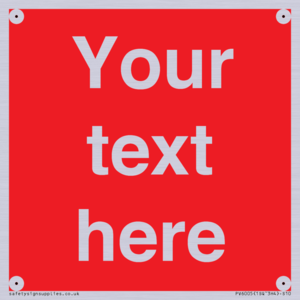 PV6005: Custom Prohibition: Blank (red) sign