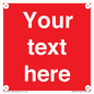 PV6005: Custom Prohibition: Blank (red) sign
