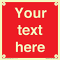 PV6005: Custom Prohibition: Blank (red) sign