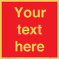 PV6005: Custom Prohibition: Blank (red) sign