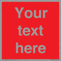 PV6005: Custom Prohibition: Blank (red) sign
