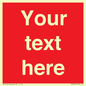 PV6005: Custom Prohibition: Blank (red) sign