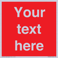 PV6005: Custom Prohibition: Blank (red) sign