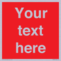 PV6005: Custom Prohibition: Blank (red) sign