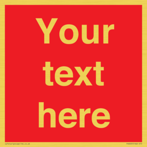 PV6005: Custom Prohibition: Blank (red) sign