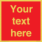 PV6005: Custom Prohibition: Blank (red) sign