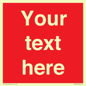 PV6005: Custom Prohibition: Blank (red) sign