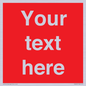 PV6005: Custom Prohibition: Blank (red) sign