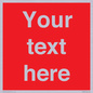 PV6005: Custom Prohibition: Blank (red) sign