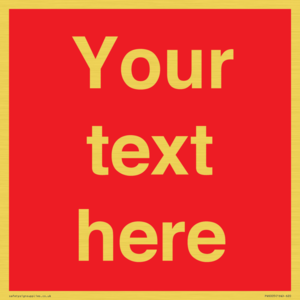 PV6005: Custom Prohibition: Blank (red) sign