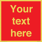 PV6005: Custom Prohibition: Blank (red) sign