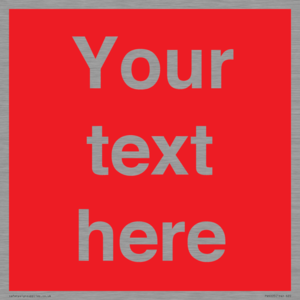 PV6005: Custom Prohibition: Blank (red) sign