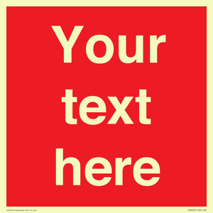 PV6005: Custom Prohibition: Blank (red) sign
