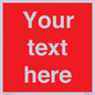 PV6005: Custom Prohibition: Blank (red) sign