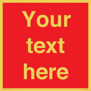 PV6005: Custom Prohibition: Blank (red) sign