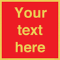 PV6005: Custom Prohibition: Blank (red) sign