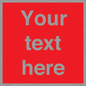 PV6005: Custom Prohibition: Blank (red) sign