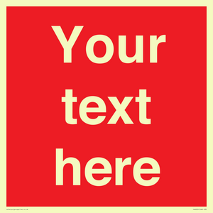 PV6005: Custom Prohibition: Blank (red) sign