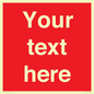 PV6005: Custom Prohibition: Blank (red) sign