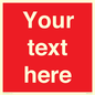 PV6005: Custom Prohibition: Blank (red) sign