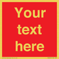 PV6005: Custom Prohibition: Blank (red) sign