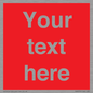 PV6005: Custom Prohibition: Blank (red) sign