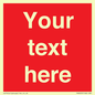PV6005: Custom Prohibition: Blank (red) sign