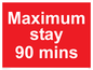 PV6171: Maximum stay 90 mins
