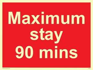 PV6171: Maximum stay 90 mins