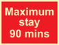 PV6171: Maximum stay 90 mins