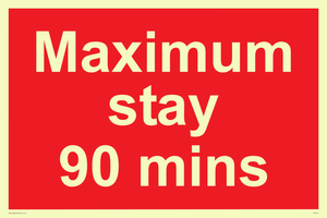 PV6171: Maximum stay 90 mins