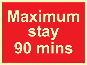 PV6171: Maximum stay 90 mins