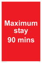 PV6171: Maximum stay 90 mins