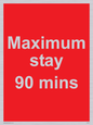 PV6171: Maximum stay 90 mins