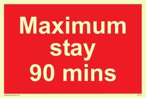 PV6171: Maximum stay 90 mins