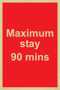 PV6171: Maximum stay 90 mins