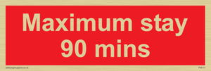 PV6171: Maximum stay 90 mins