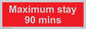 PV6171: Maximum stay 90 mins