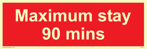 PV6171: Maximum stay 90 mins