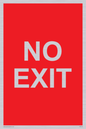 PV6178: NO EXIT red background