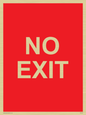 PV6178: NO EXIT red background
