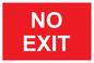 PV6178: NO EXIT red background