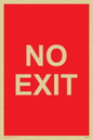 PV6178: NO EXIT red background