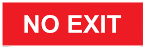 PV6178: NO EXIT red background