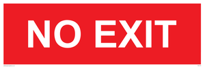 PV6178: NO EXIT red background