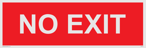 PV6178: NO EXIT red background
