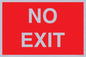 PV6178: NO EXIT red background