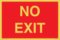 PV6178: NO EXIT red background