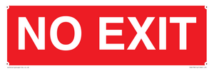 PV6178: NO EXIT red background